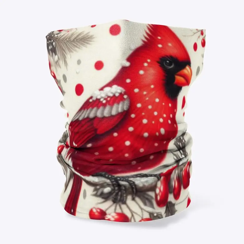 Cardinal bird lovers Neck Gaiter 