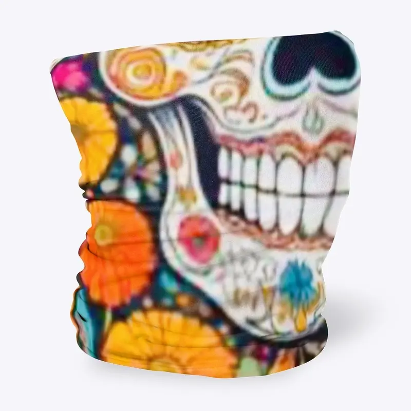 El día de los muertos Neck Gaiter