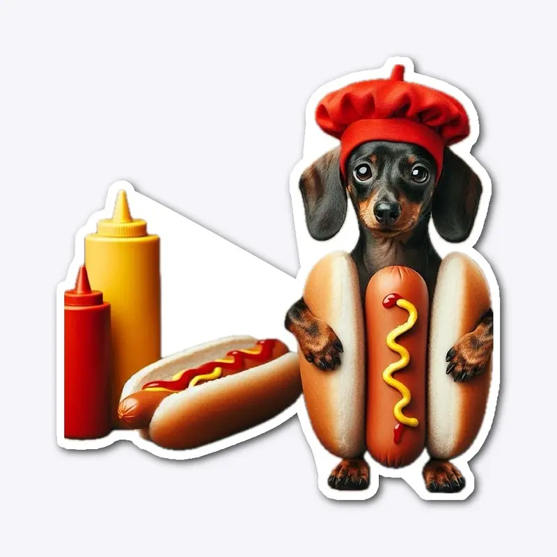 Dachshund hotdog Apron