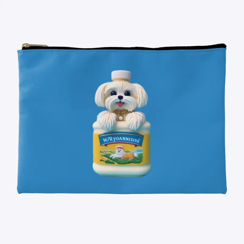 Mayonnaise Maltese dog 